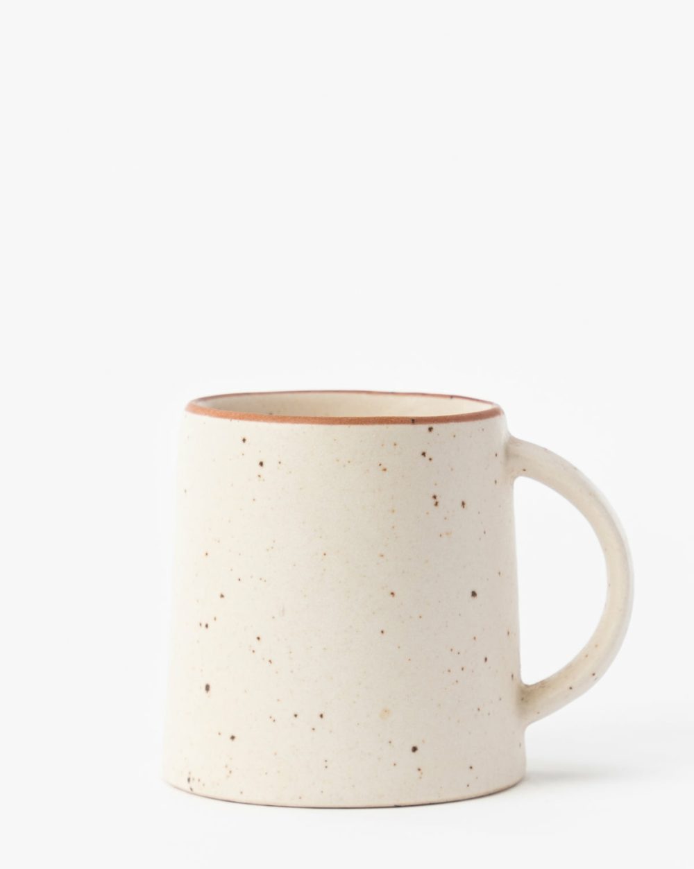 Cream Speckled Stoneware Mug Drinkware & Glassware