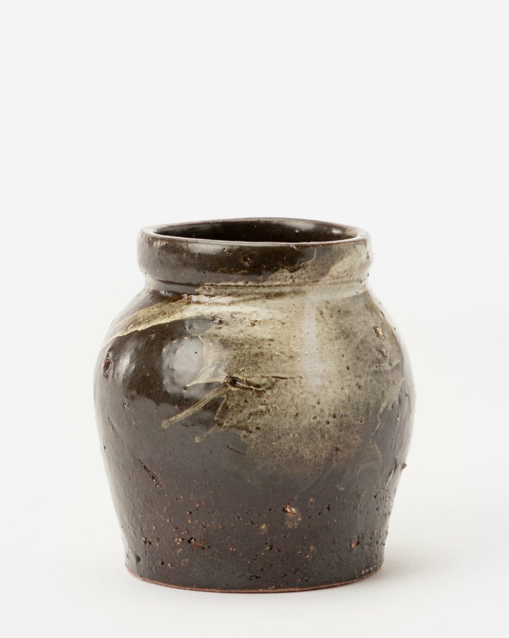 Dark Glazed Ceramic Vase Home Decor