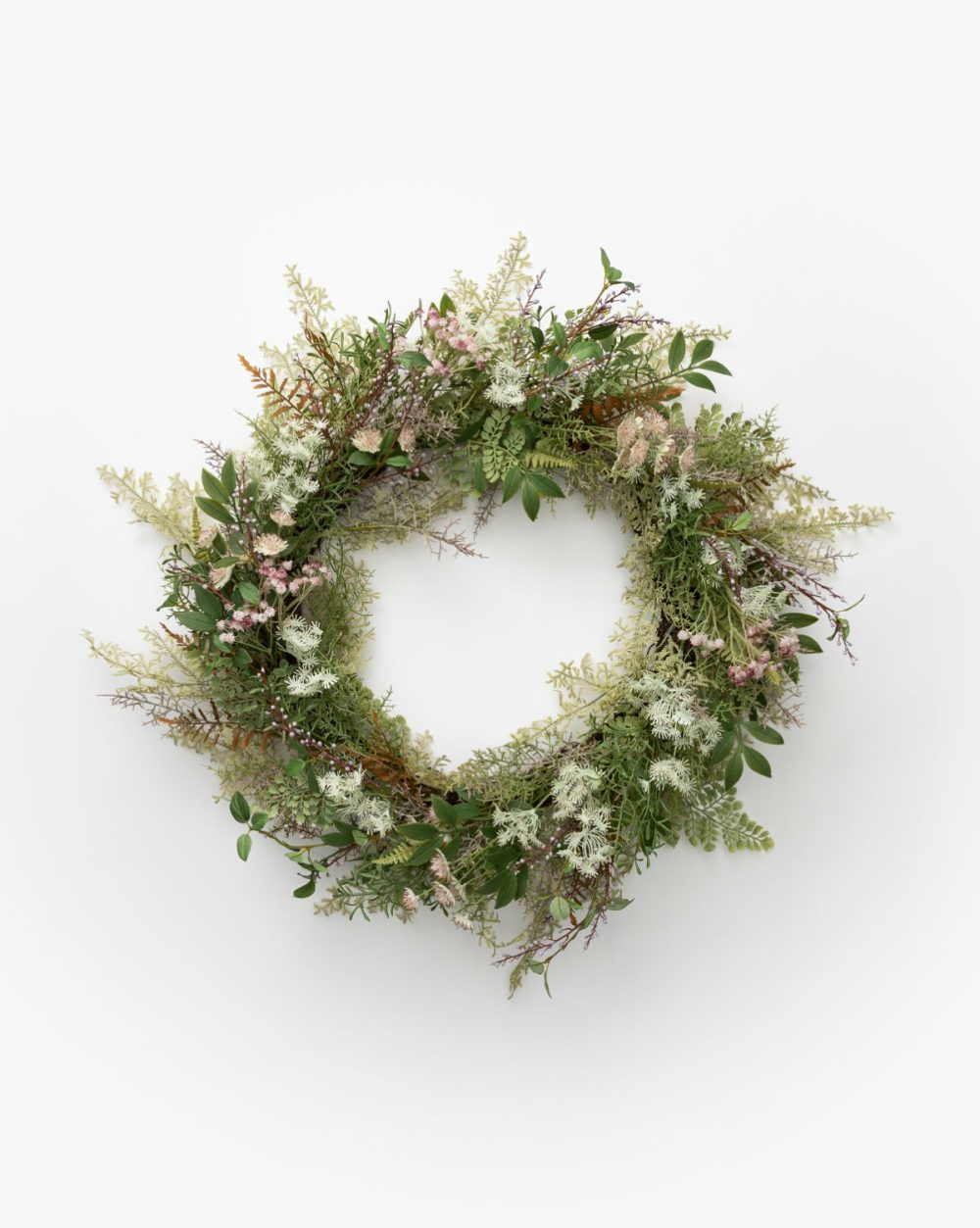 Faux Herbiflora Wreath Front Door Accessories