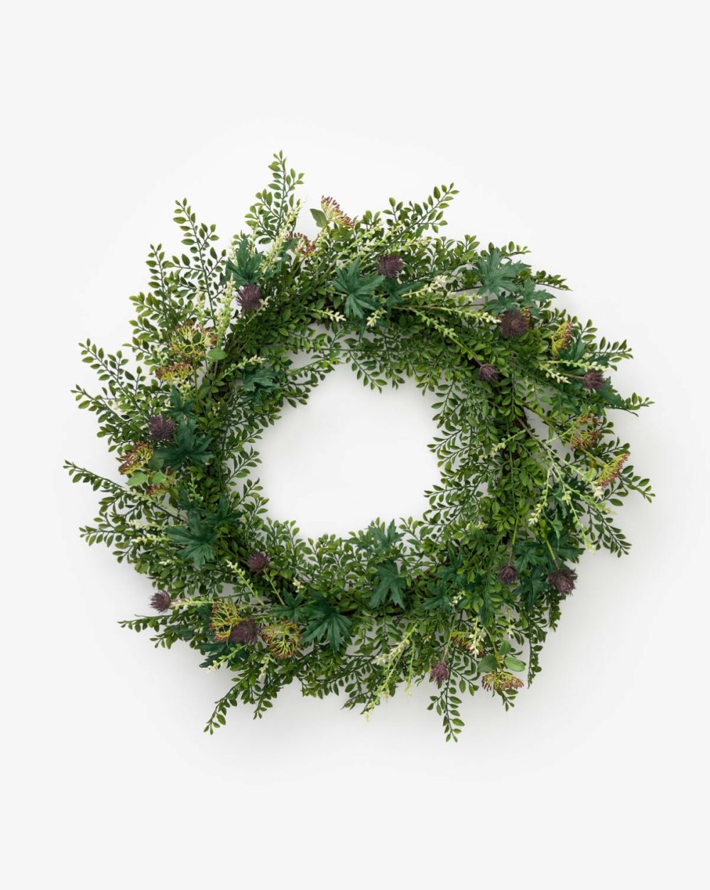 Faux Summerset Wreath Front Door Accessories