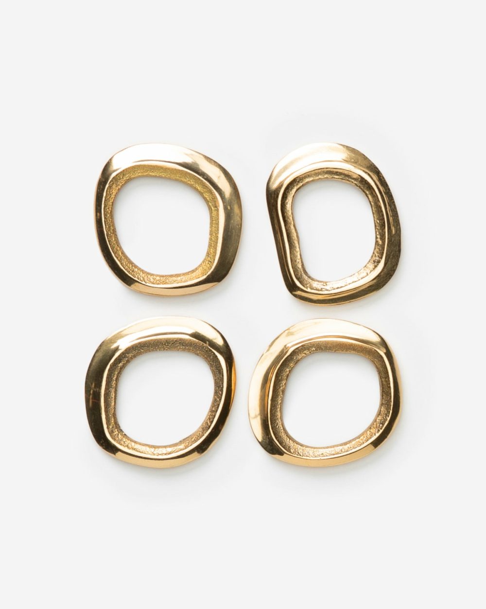 Gilford Brass Napkin Rings (Set Of 4) Kitchen