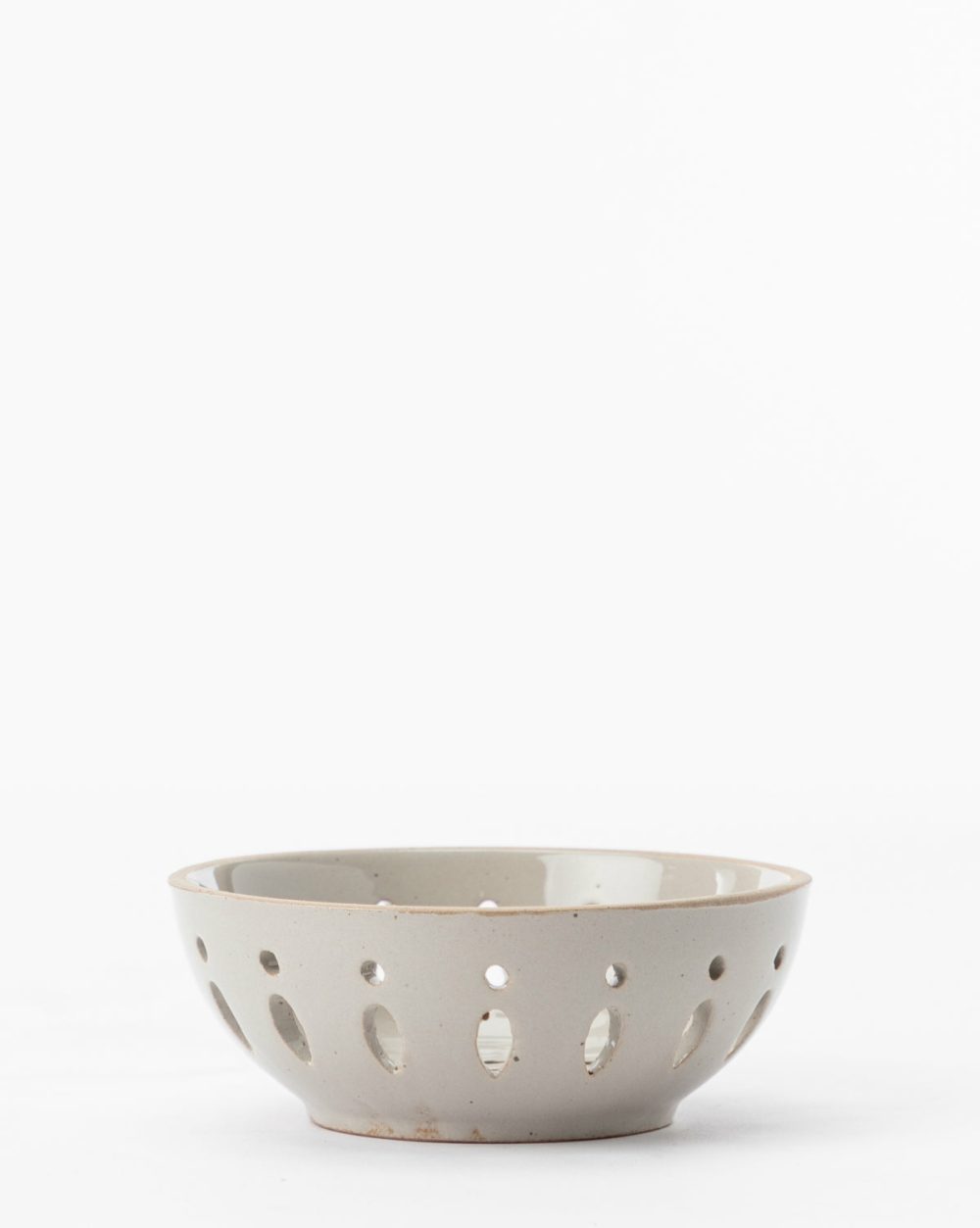 Gray Stoneware Berry Bowl Bowls