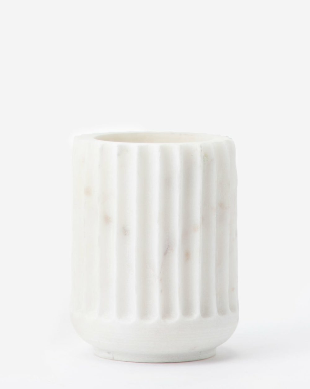 Grayson White Marble Vase Home Decor