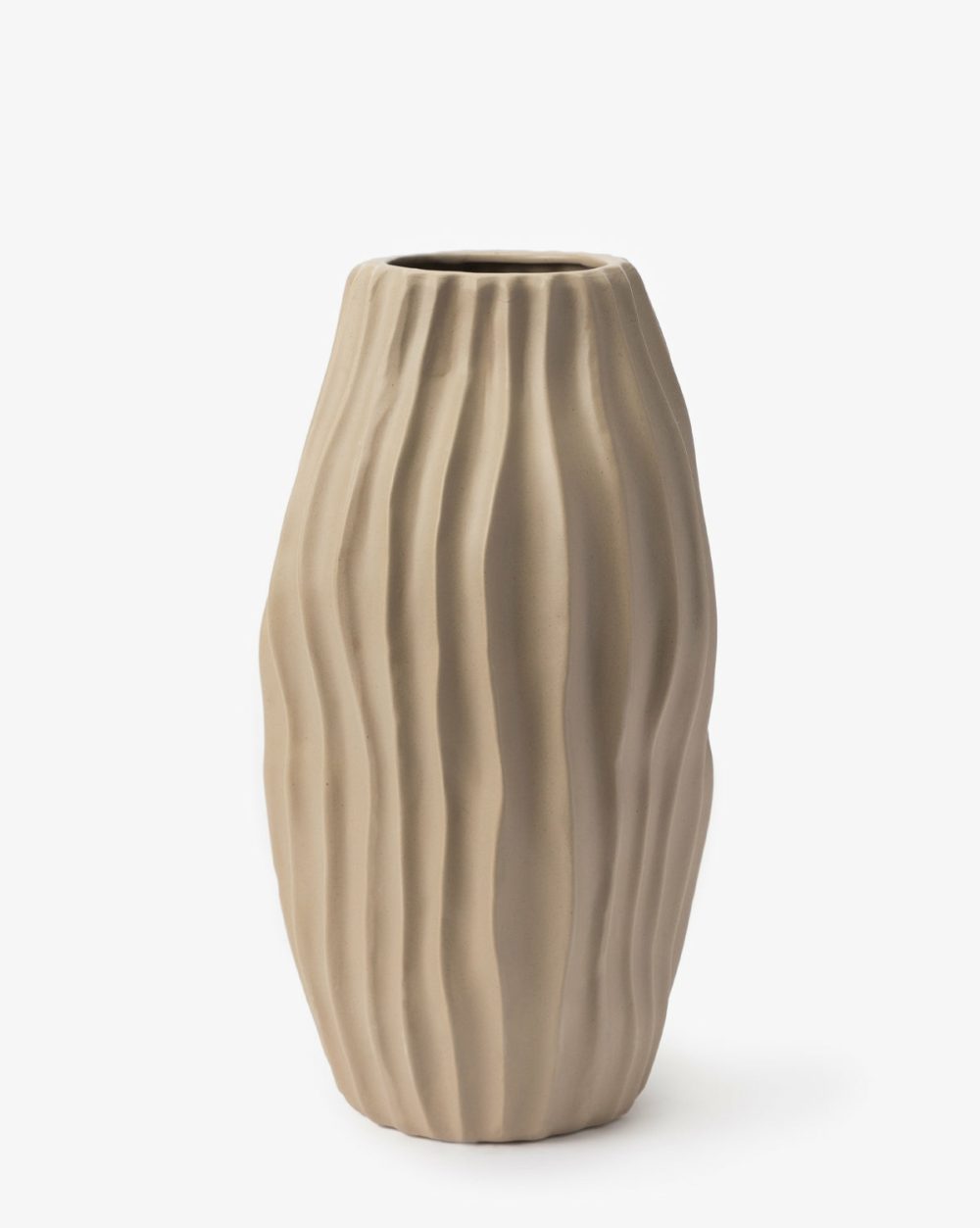 Ione Fluted Vase Home Decor