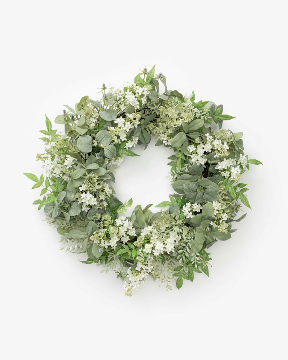 Orange Jasmine & Eucalyptus Wreath Front Door Accessories