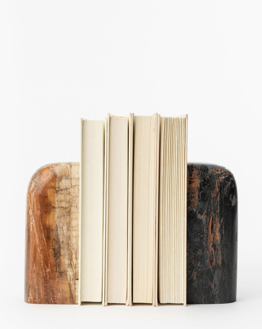 Petrified Wood Bookends (Set Of 2) Home Decor