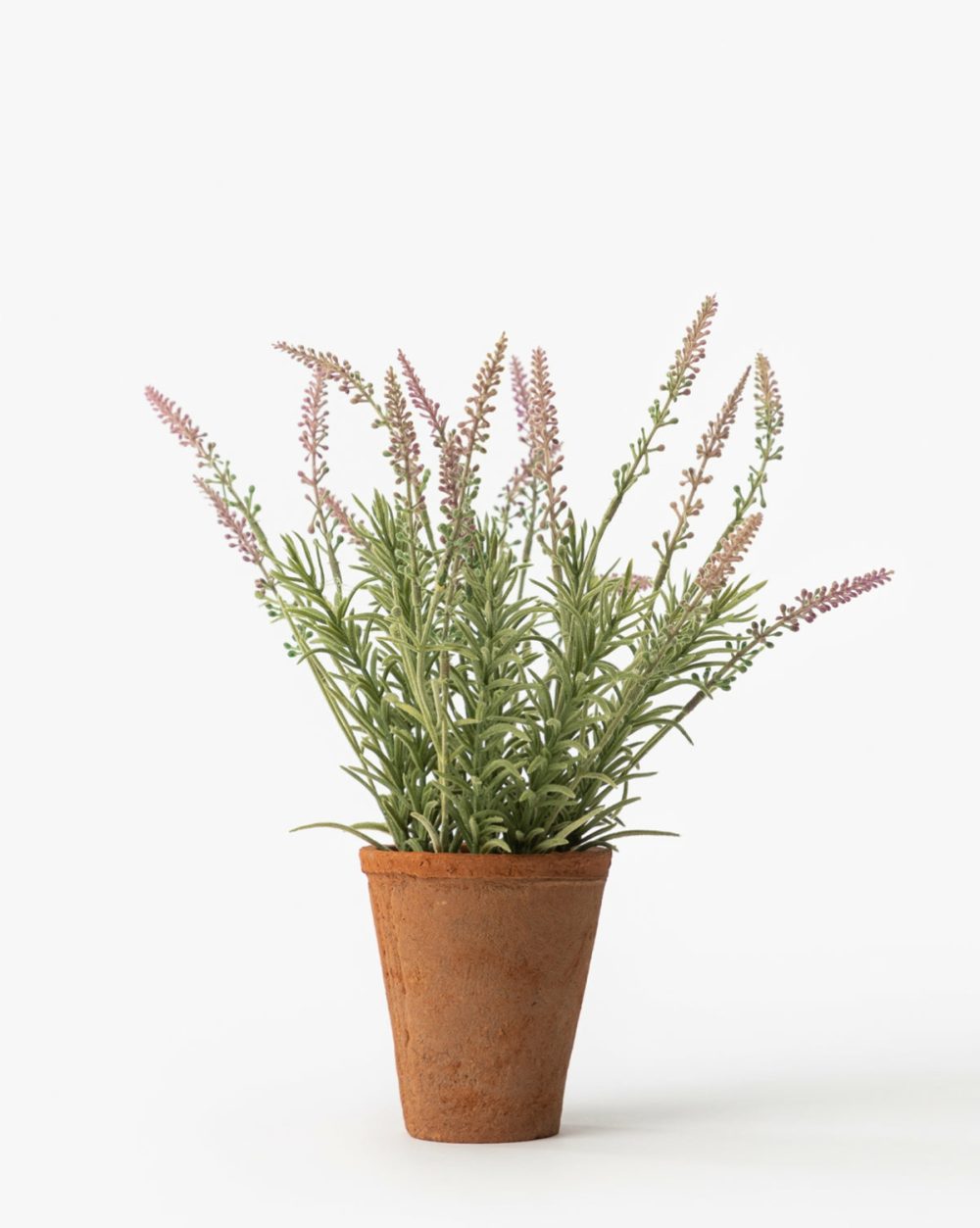 Potted Faux Lavender Topiary Dried Florals & Stems