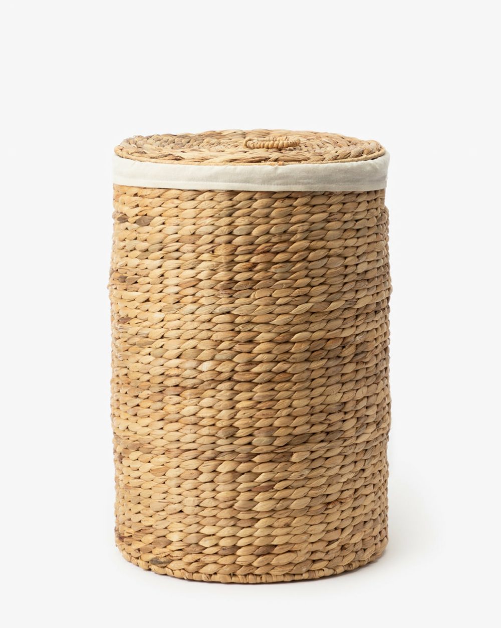 Round Water Hyacinth Basket Bath