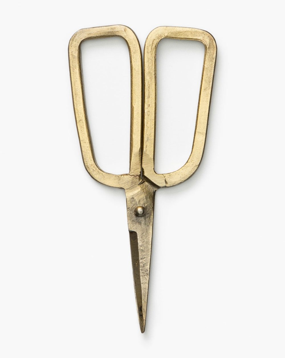 Squared Brass Scissors Home Decor