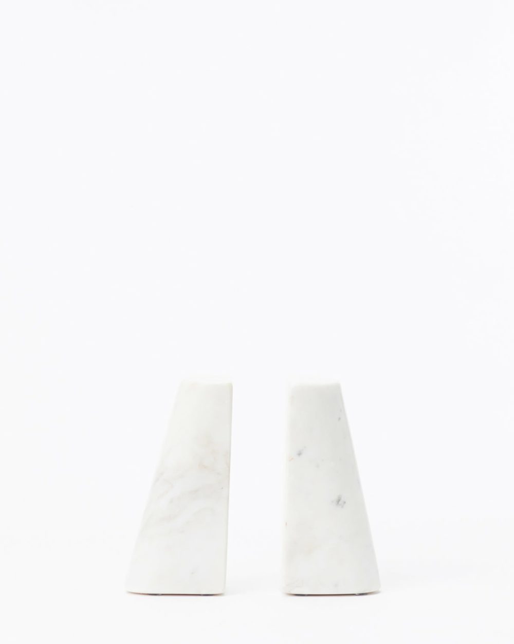 Tapered Marble Bookends (Set Of 2) Home Decor