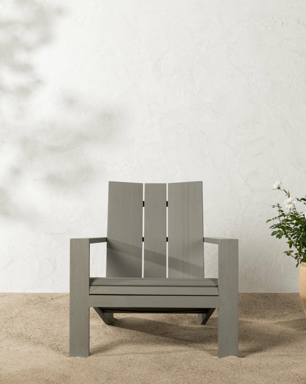 Triby Gray Outdoor Lounge Chair Outdoor