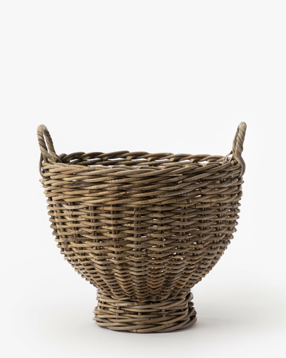 Twain Hand-Woven Rattan Basket Baskets & Bins