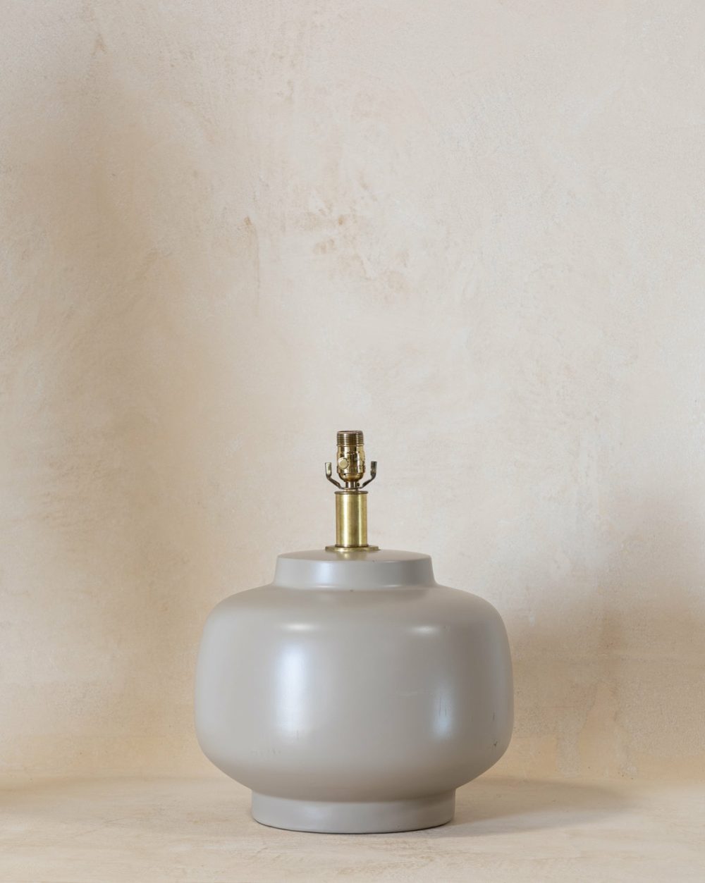 Vintage Taupe Table Lamp Base Lighting