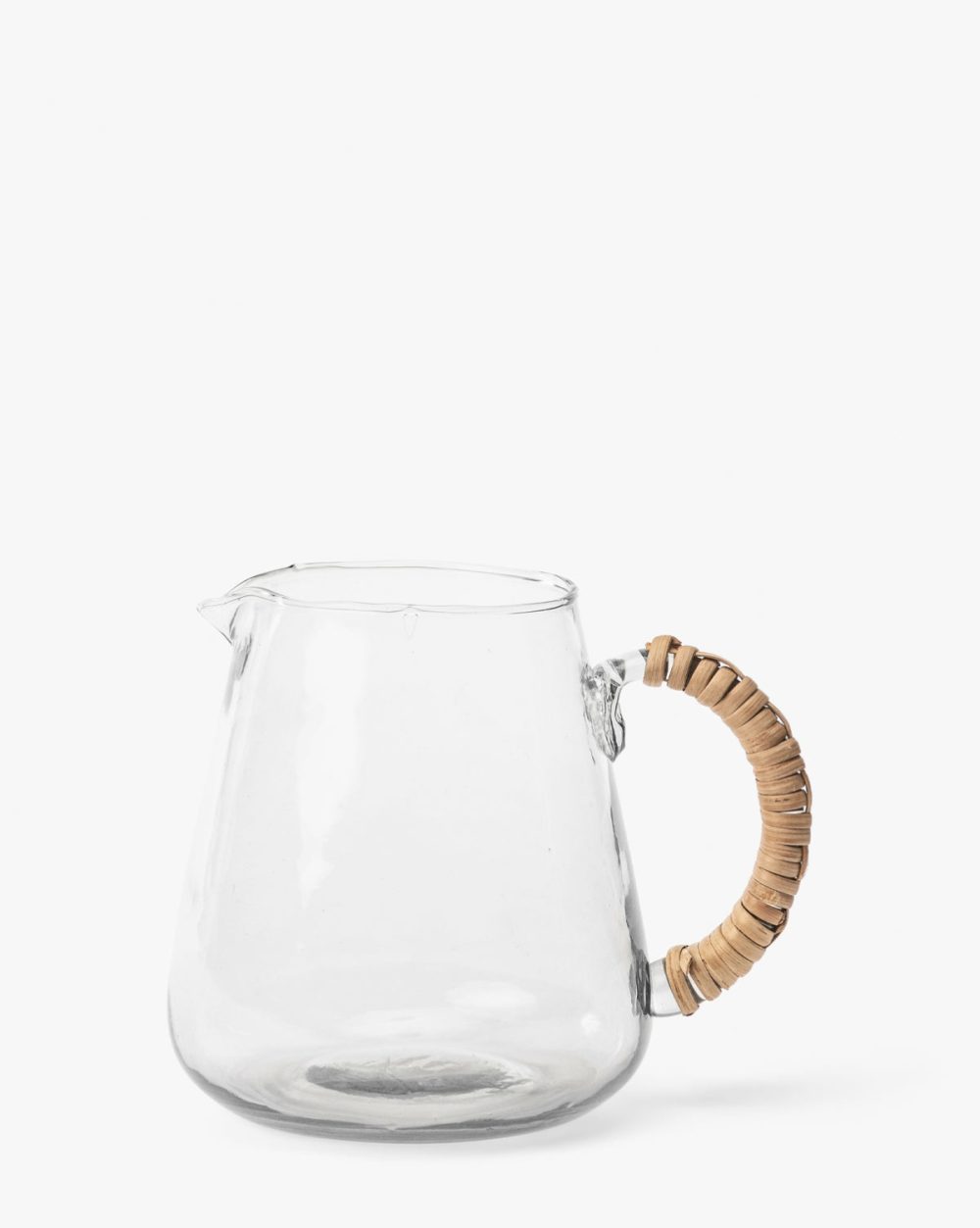 Wicker Handled Glass Pitcher Kitchen